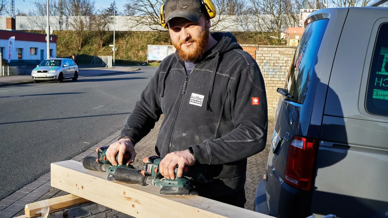 Foto von Tischlergeselle Marc Kaliske.